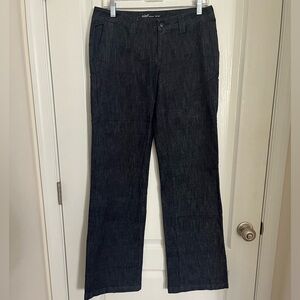 NWOT Dark Blue Indigo Trouser Wide Leg Jeans Mint Judi Arnold Rudy Size 28